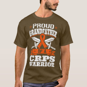 Proud Grandfather Of A CRPS Warrior RSD Awareness T-Shirt