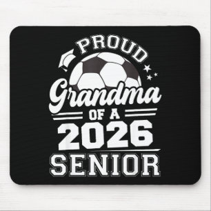 Proud Grandma 2026 Senior Soccer Graphic Art Mouse Mat