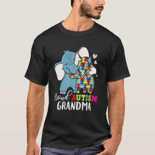 Proud Grandma Autism Awareness Family Matching T-Shirt