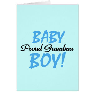 Proud Grandma Baby Boy T shirts and Gifts