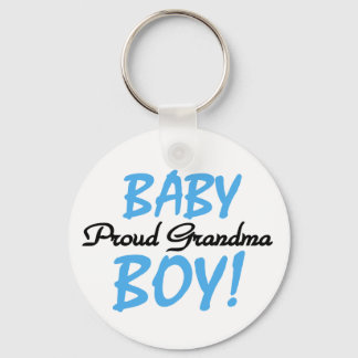 Proud Grandma Baby Boy T shirts and Gifts Key Ring