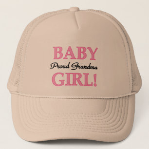 Proud Grandma Baby Girl Tshirts and Gifts Trucker Hat