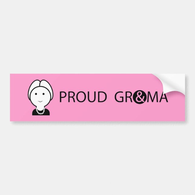 Proud Grandma_Bumper Sticker (Front)