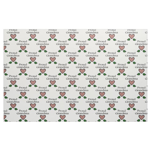Proud Grandma Fabric (Fat Quarter)