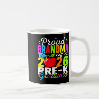 Proud grandma of 2026 pre-k graduate mothers day coffee mug
