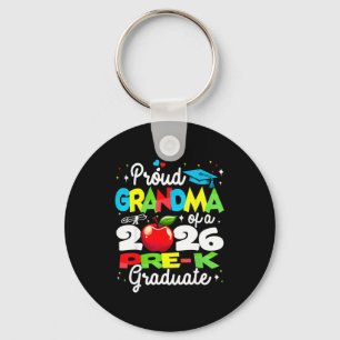 Proud grandma of 2026 pre-k graduate mothers day key ring