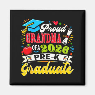 Proud grandma of 2026 pre-k graduate mothers day magnet