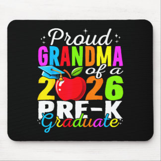 Proud grandma of 2026 pre-k graduate mothers day mouse mat
