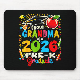 Proud grandma of 2026 pre-k graduate mothers day mouse mat