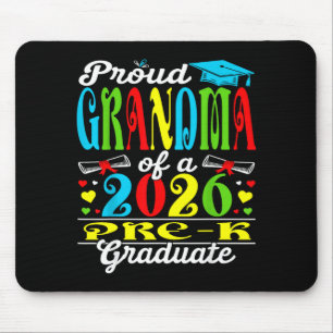 Proud grandma of 2026 pre-k graduate mothers day mouse mat