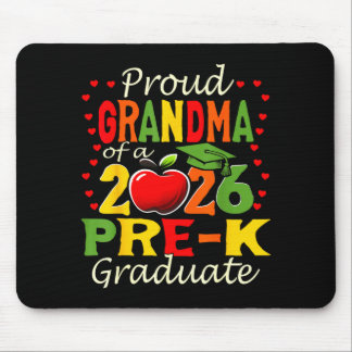 Proud grandma of 2026 pre-k graduate mothers day mouse mat