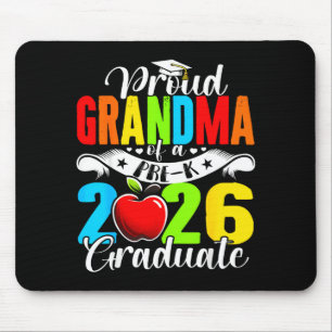 Proud grandma of 2026 pre-k graduate mothers day mouse mat