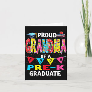 Proud grandma of 2026 pre-k graduate mothers dayPr Card