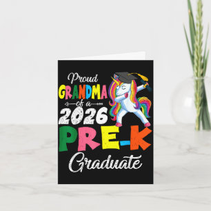 Proud grandma of 2026 pre-k graduate mothers dayPr Card