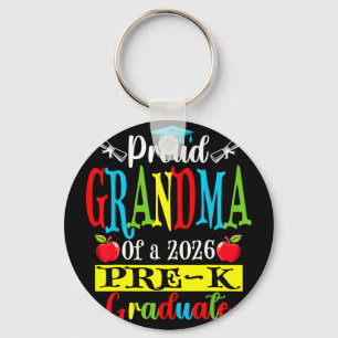 Proud grandma of 2026 pre-k graduate mothers dayPr Key Ring