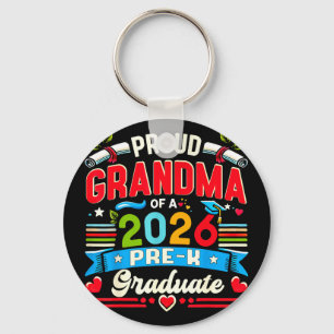 Proud grandma of 2026 pre-k graduate mothers dayPr Key Ring