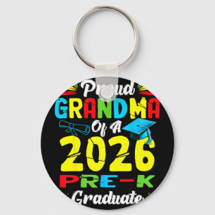 Proud grandma of 2026 pre-k graduate mothers dayPr Key Ring