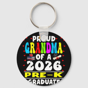 Proud grandma of 2026 pre-k graduate mothers dayPr Key Ring