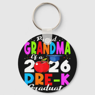 Proud grandma of 2026 pre-k graduate mothers dayPr Key Ring