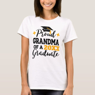 Proud Grandma of a 2022 graduate black gold tassel T-Shirt