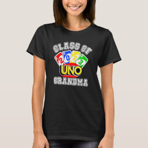 Proud Grandma Of A 2023 Senior Uno Class 2023 Gra T-Shirt
