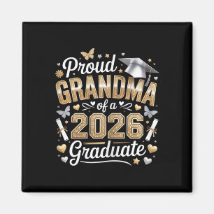 Proud Grandma Of A 2026 Graduate Cl Of 2026 Gradua Magnet