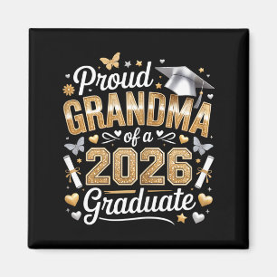 Proud grandma of a 2026 graduate class of 2026 magnet