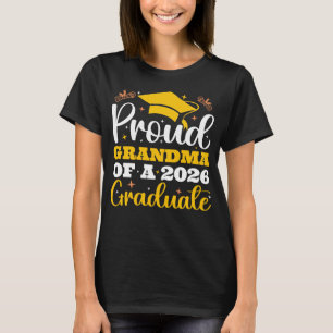Proud Grandma Of A 2026 Personalized Graduation T-Shirt