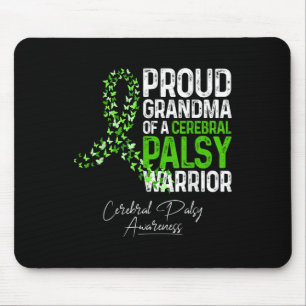 Proud Grandma Of A Cerebral Palsy Warrior Cp Aware Mouse Mat