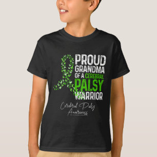 Proud Grandma Of A Cerebral Palsy Warrior Cp Aware T-Shirt