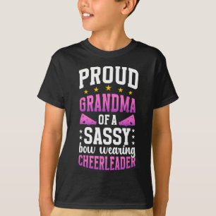 Proud Grandma Of A Cheerleader Grandmother Cheer G T-Shirt