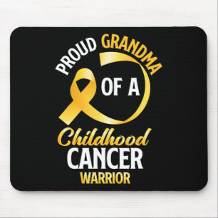 Proud Grandma Of A Childhood Cancer Warrior Mouse Mat