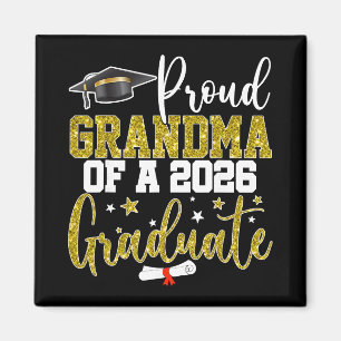 Proud Grandma Of A Cl Of 2026 Graduate Senior Magnet