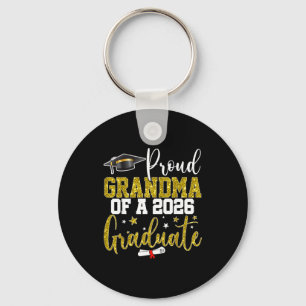 Proud grandma of a class of 2026 graduate senior key ring