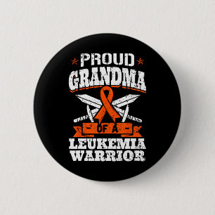 Proud Grandma Of A Leukaemia Warrior Abuelo Awaren 6 Cm Round Badge