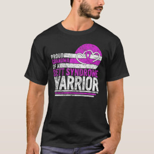 Proud Grandma Of A Rett Syndrome Warrior Awareness T-Shirt