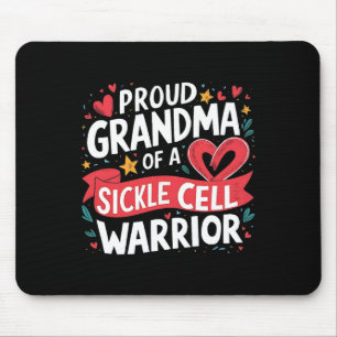 Proud Grandma Of A Sickle Cell Warrior Awareness R Mouse Mat