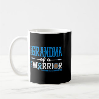 Proud Grandma Of A T1d Warrior Diabetes Awareness Coffee Mug