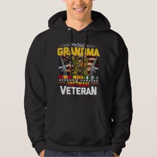 Proud Grandma Of A Vietnam Veteran Vietnam War Vet Hoodie