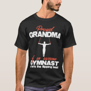Proud Grandma of an Awesome Boy Gymnast Rings Comp T-Shirt