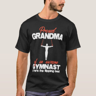 Proud Grandma of an Awesome Boy Gymnast Rings Comp T-Shirt
