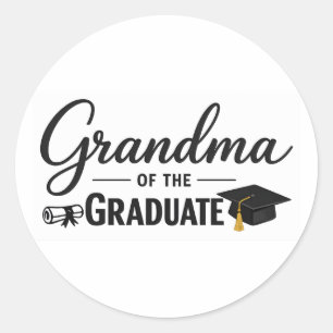 Proud Grandma of the Graduate Sticker Class