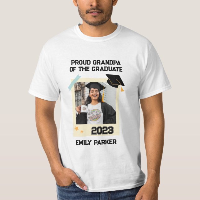 Proud Grandma of the Graduate  T-Shirt (Front)