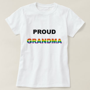 Proud Grandma Rainbow LGBT T-Shirt
