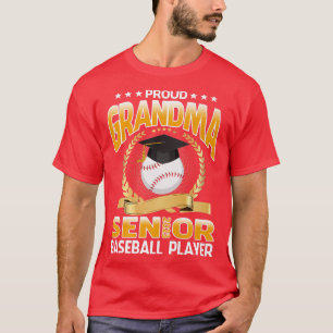 Proud Grandma Senior 2023 Baseball Player  T-Shirt