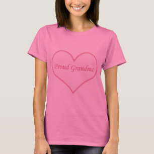 Proud Grandma Shirt, Pink T-Shirt