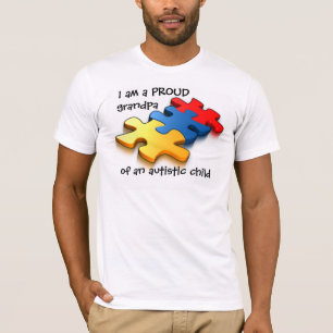 Proud Grandpa Autistic Child T-Shirt