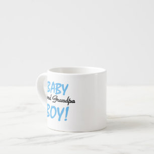 Proud Grandpa Baby Boy T-shirts and Gifts Espresso Cup