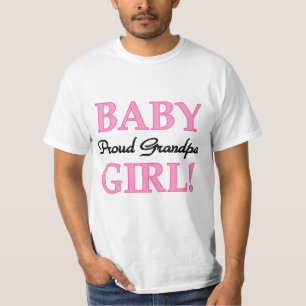 Proud Grandpa Baby Girl T-shirts and Gifts