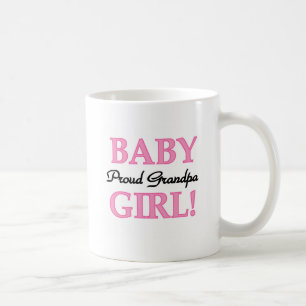 Proud Grandpa Baby Girl T-shirts and Gifts Coffee Mug
